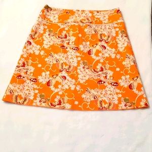 Heart Soul Butterfly Print Short Skirt